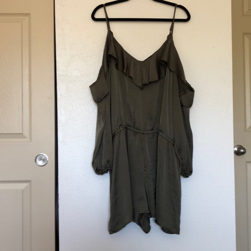 Cold-Shoulder Romper